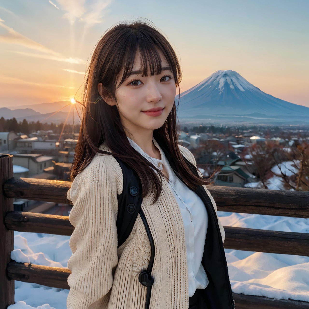 山と日の出 1/10