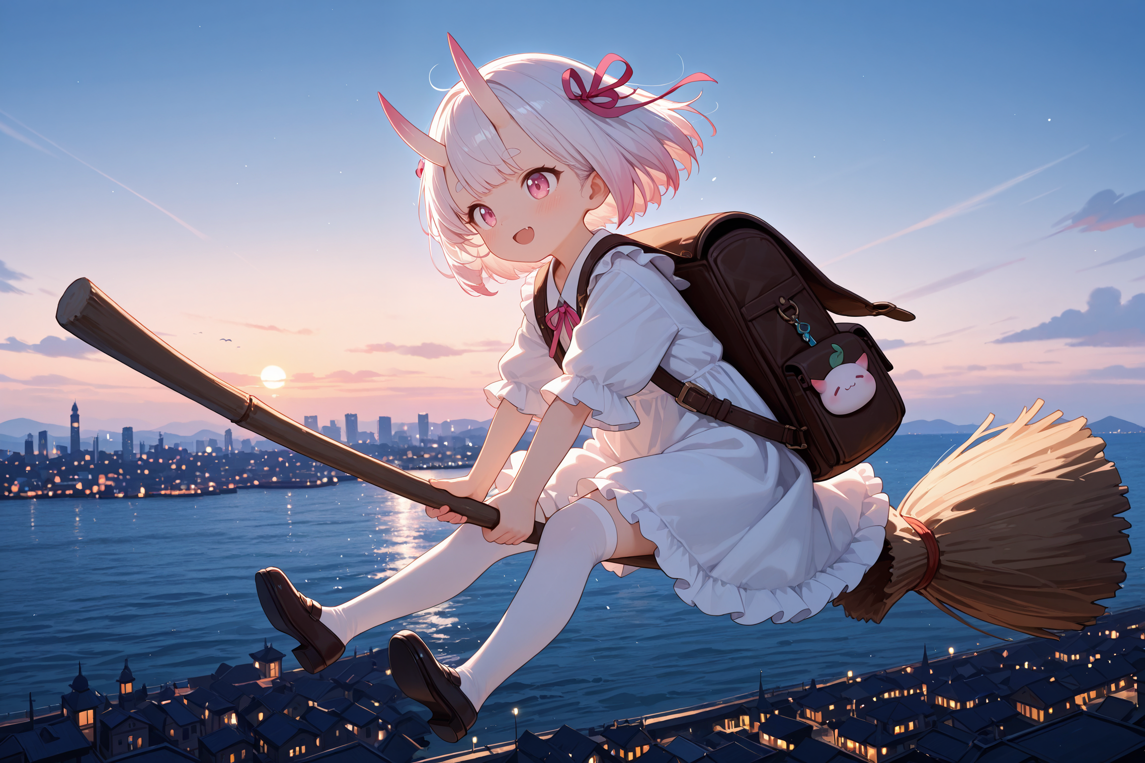 海の見える街で | の人気AIイラスト・グラビア