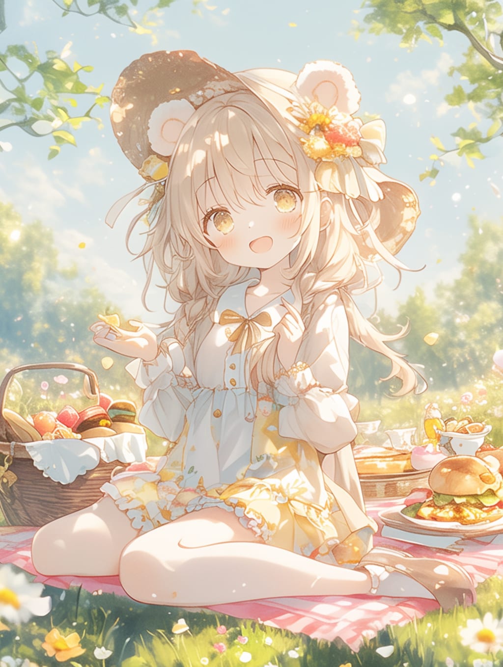 ピクニック日和に、はじめての手作りバーガー！②🐾