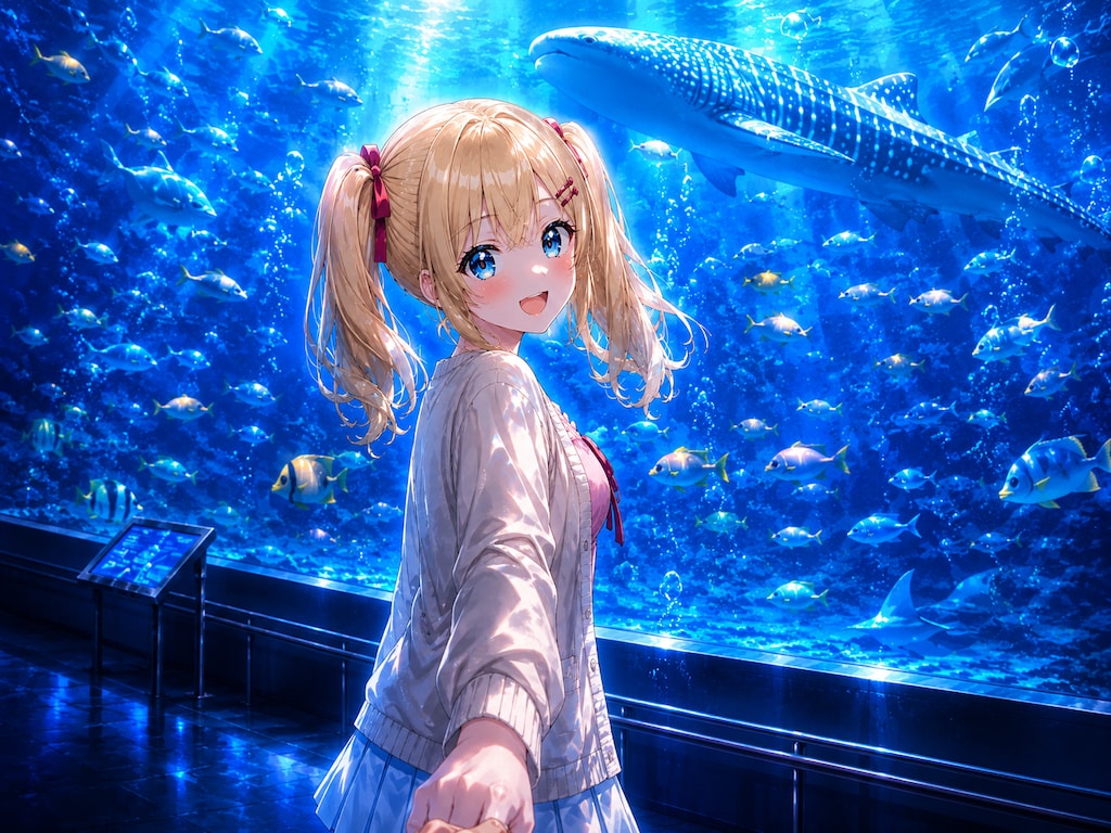 喜楽里ちゃんと水族館デート