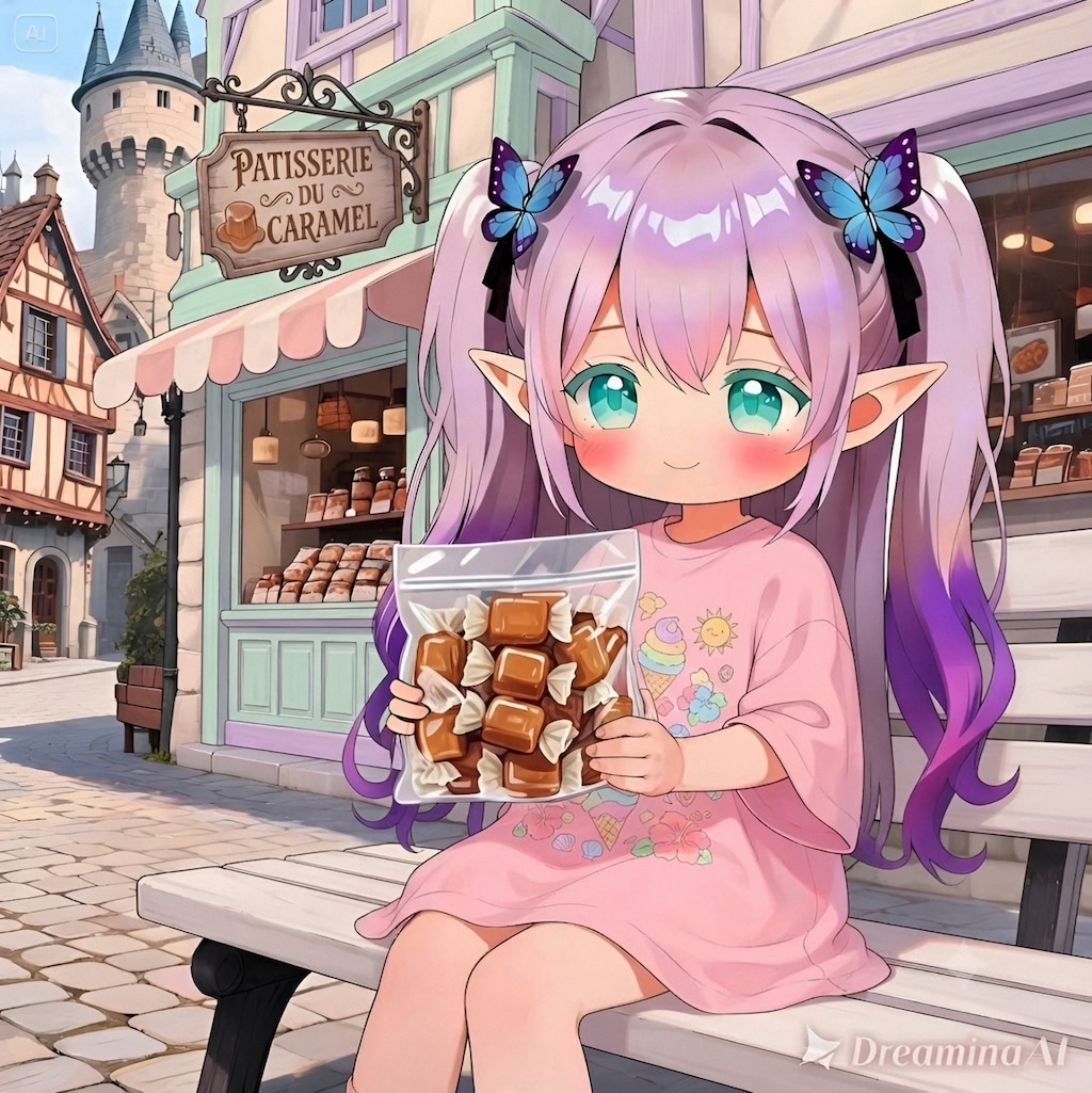 今日はキャラメルを買いに来ました🍬✨