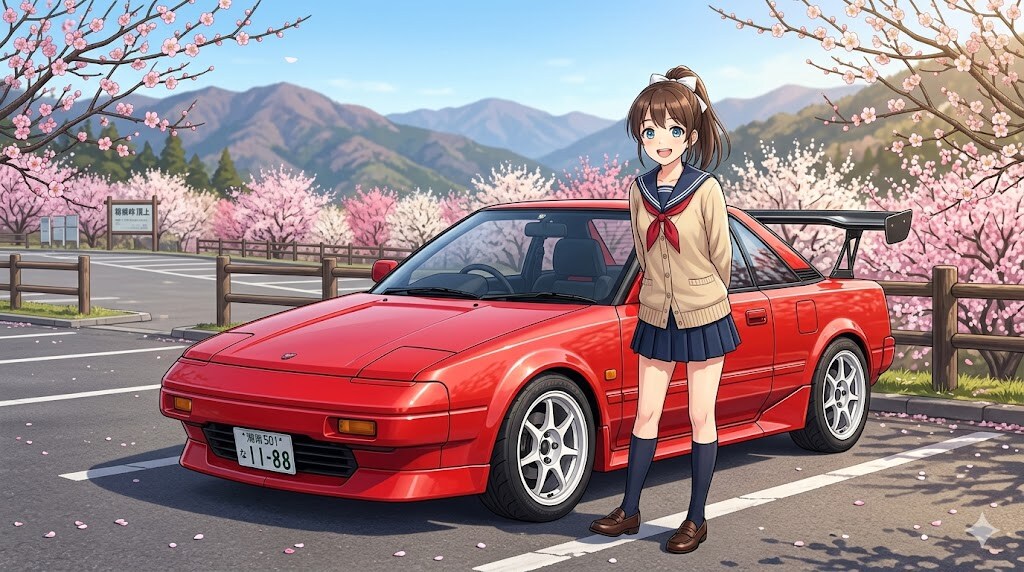 ポニーテールちゃんの愛車 MR2 AW11
