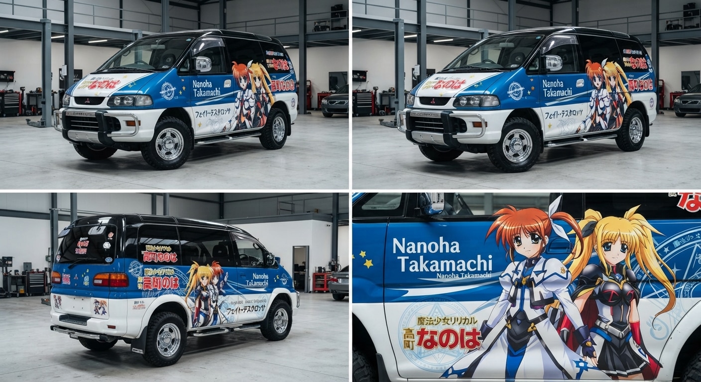 魔法少女リリカルなのは痛車デリカスペースギア | の人気AIイラスト・グラビア