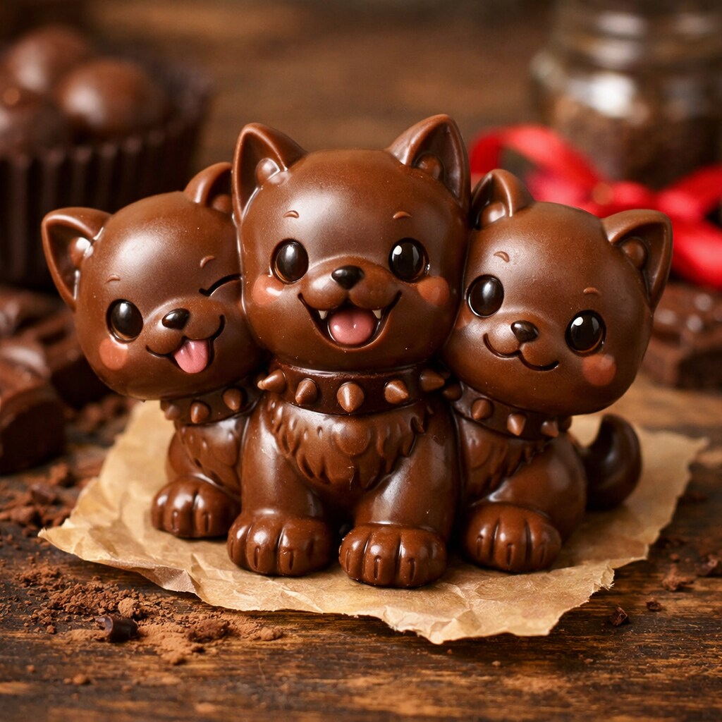 【お菓子】チョコベロス | の人気AIイラスト・グラビア