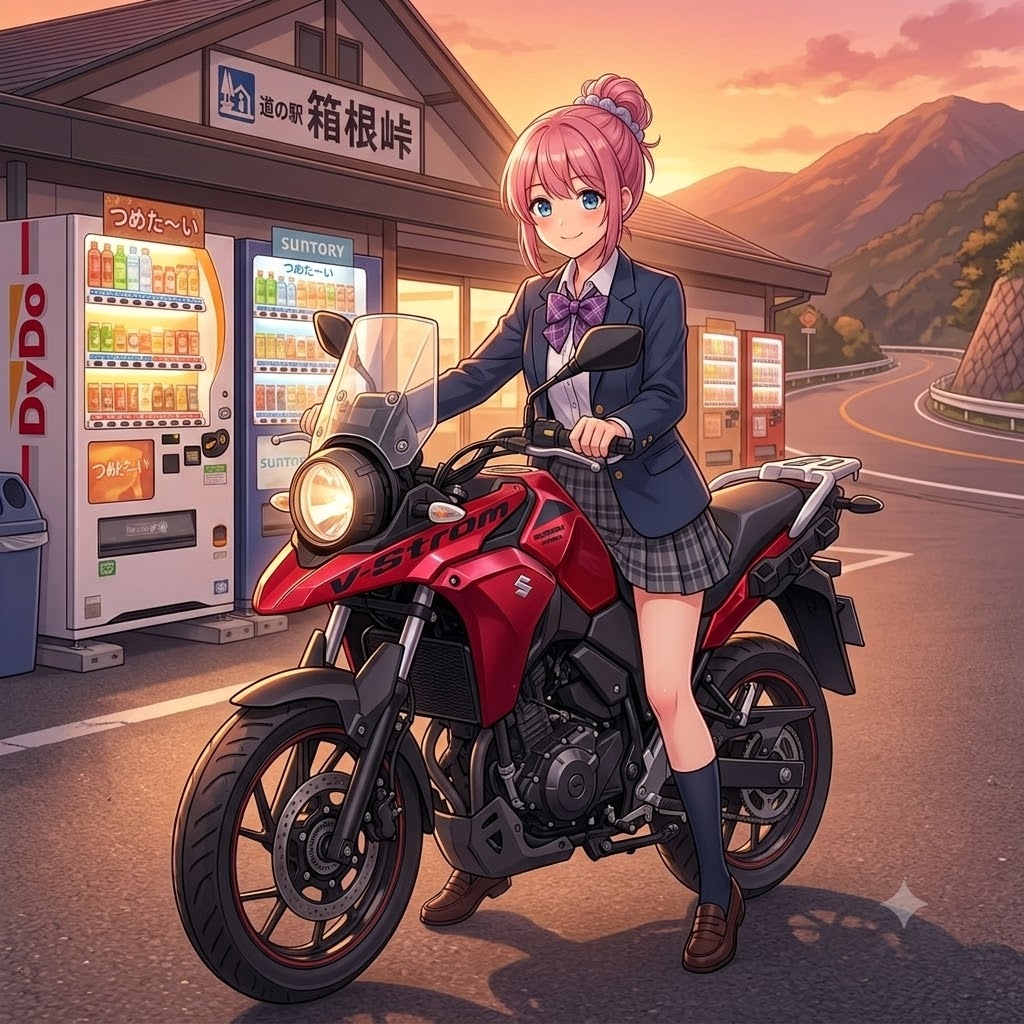 SUZUKI Vストローム250 ピンクアプドゥちゃん🩷
