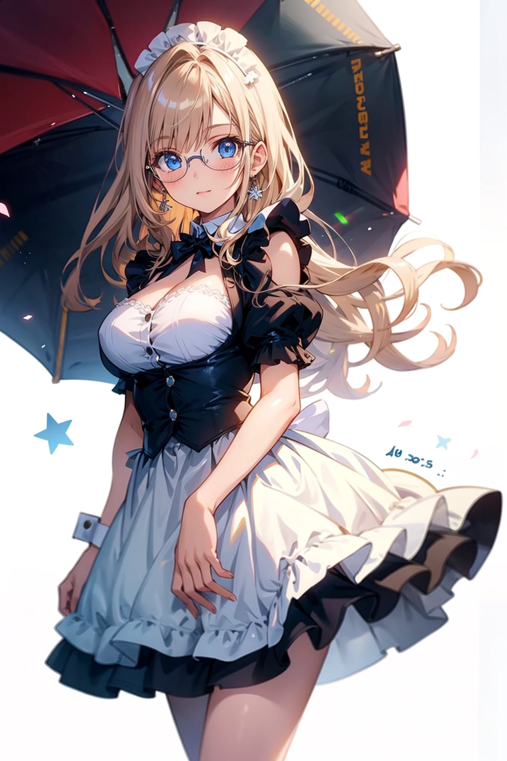 メガネ美少女メイド | の人気AIイラスト・グラビア