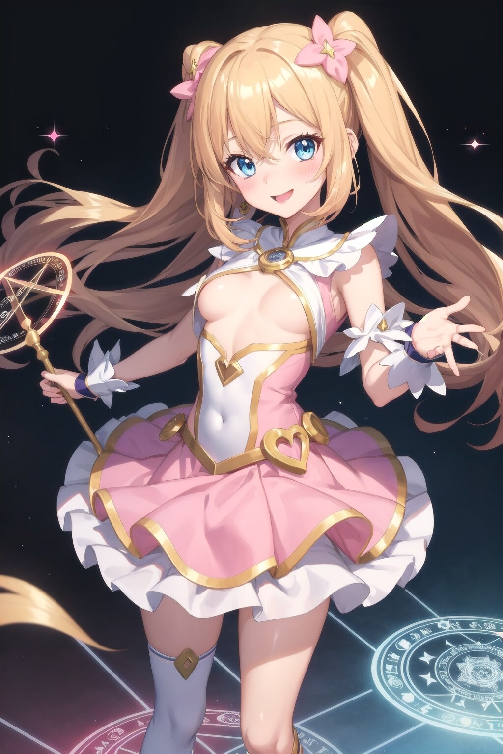 露出高めな魔法少女