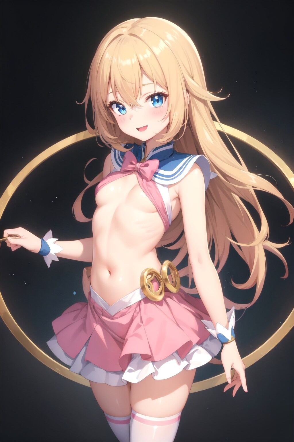 露出高めな魔法少女