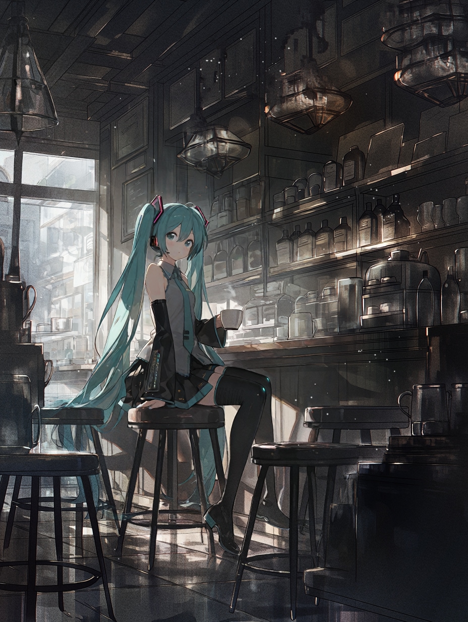 The Cafe | の人気AIイラスト・グラビア