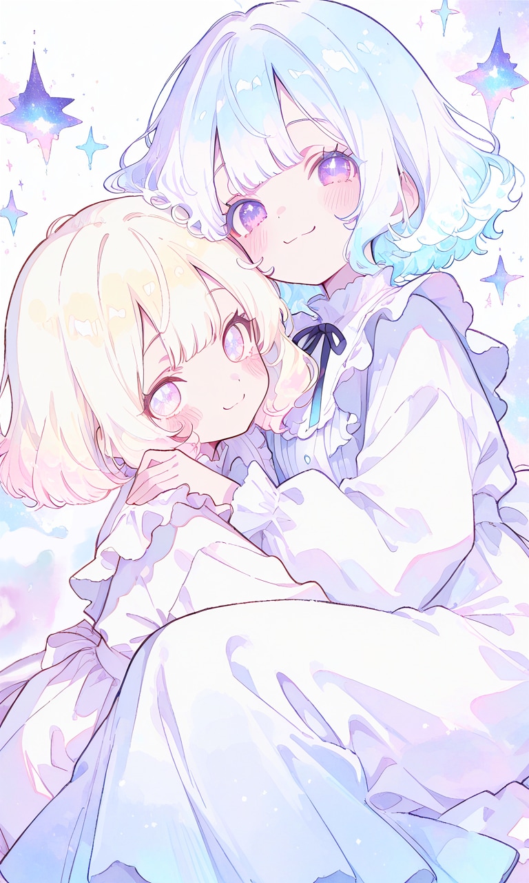 ずっといっしょ🎀 | の人気AIイラスト・グラビア