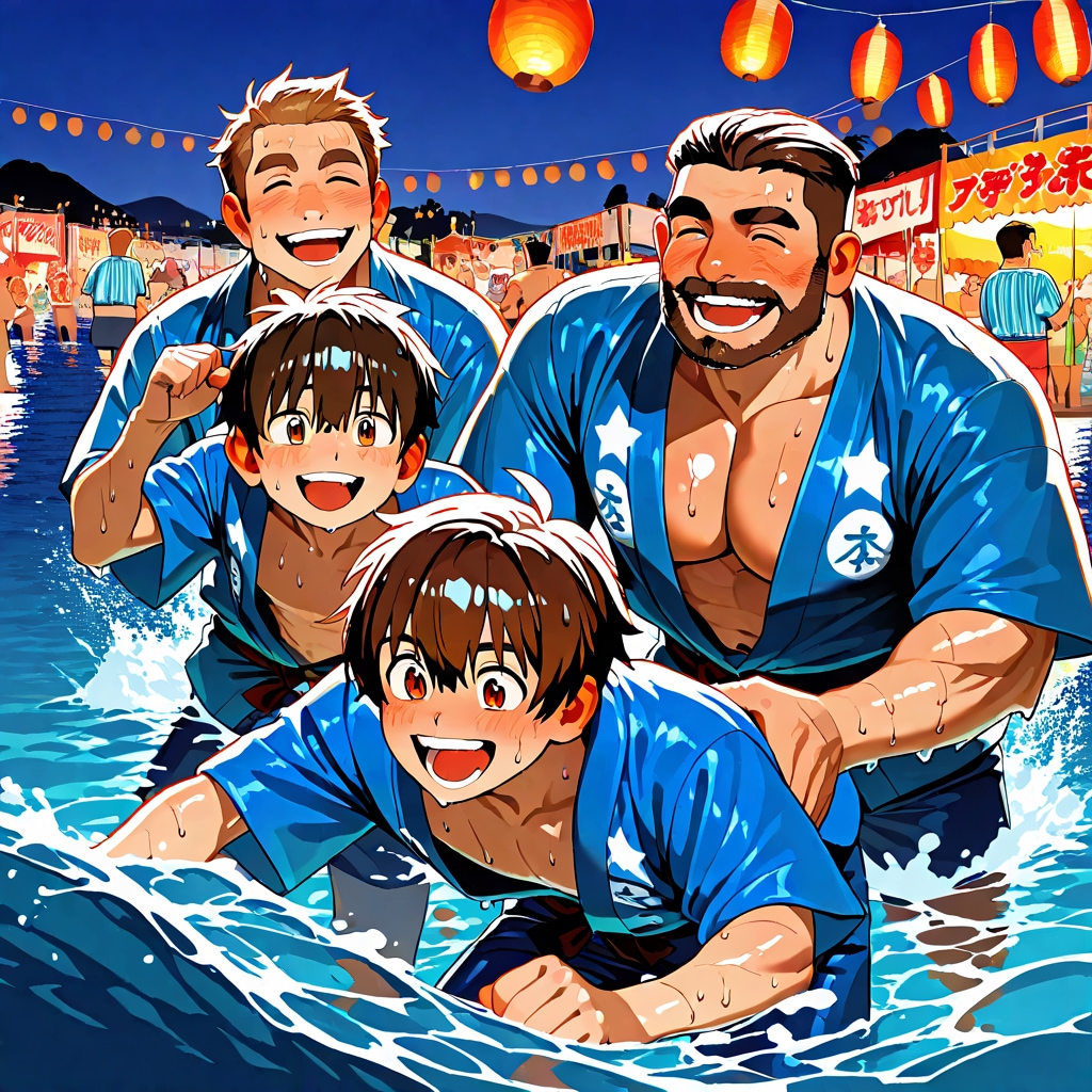 男たちの海祭り