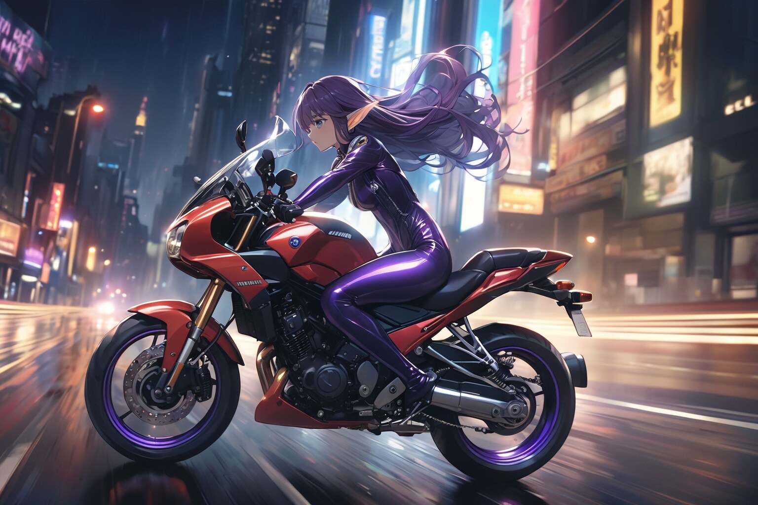 足元に絡みつく赤い波を蹴ってマシンが叫ぶ | の人気AIイラスト・グラビア