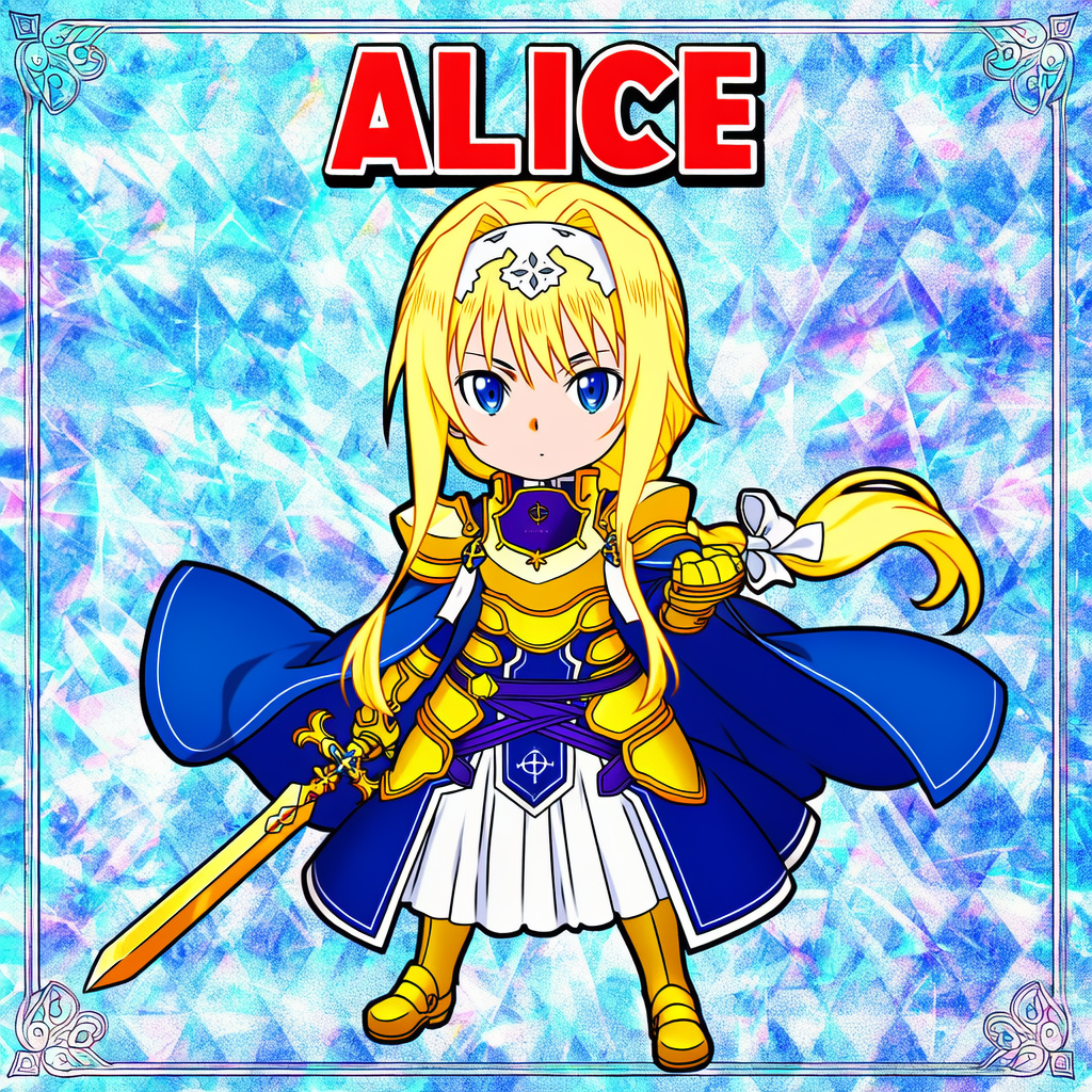 ビックリマンシールのヘッド風SAO