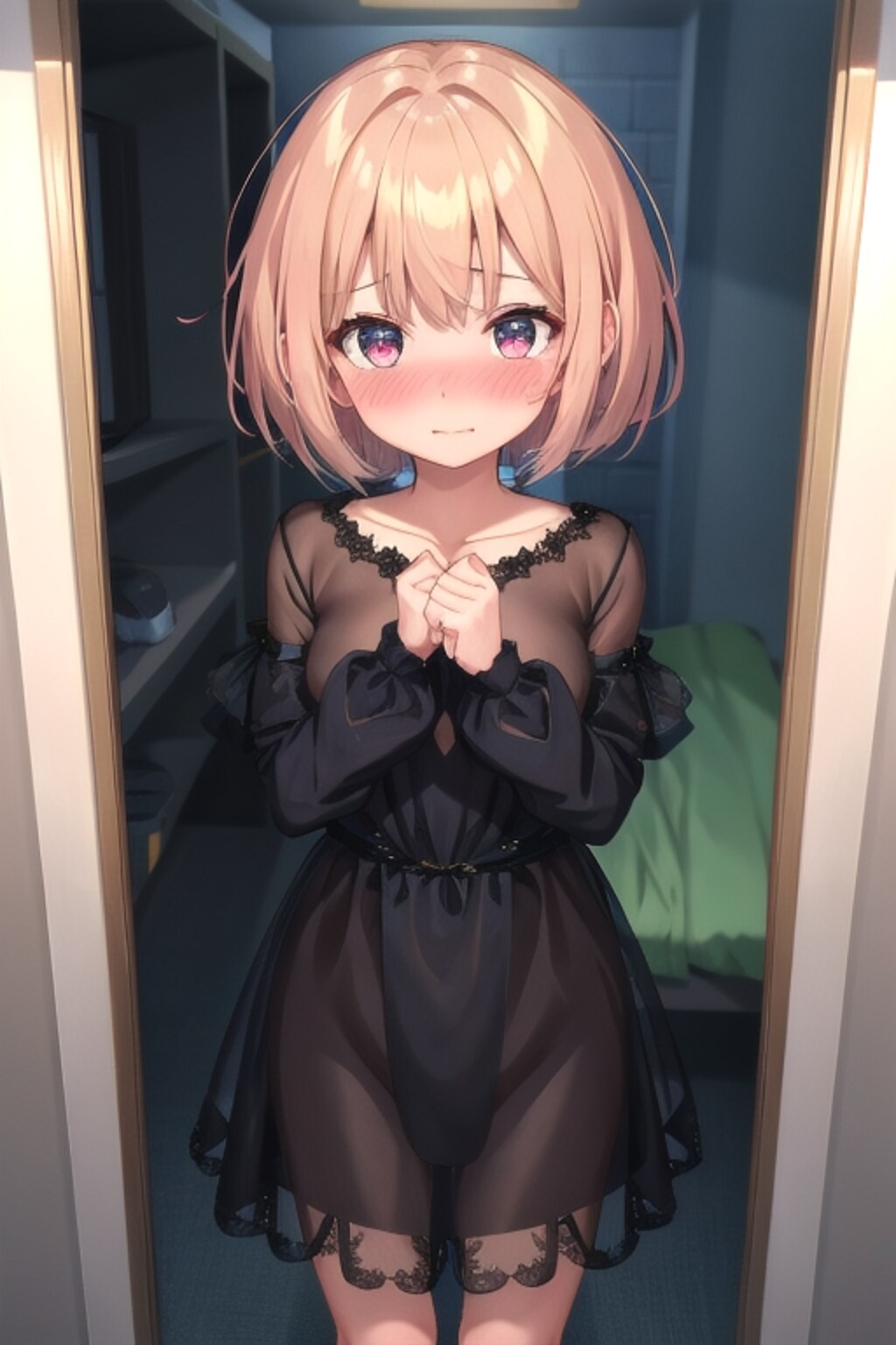 白ワンピの女の子