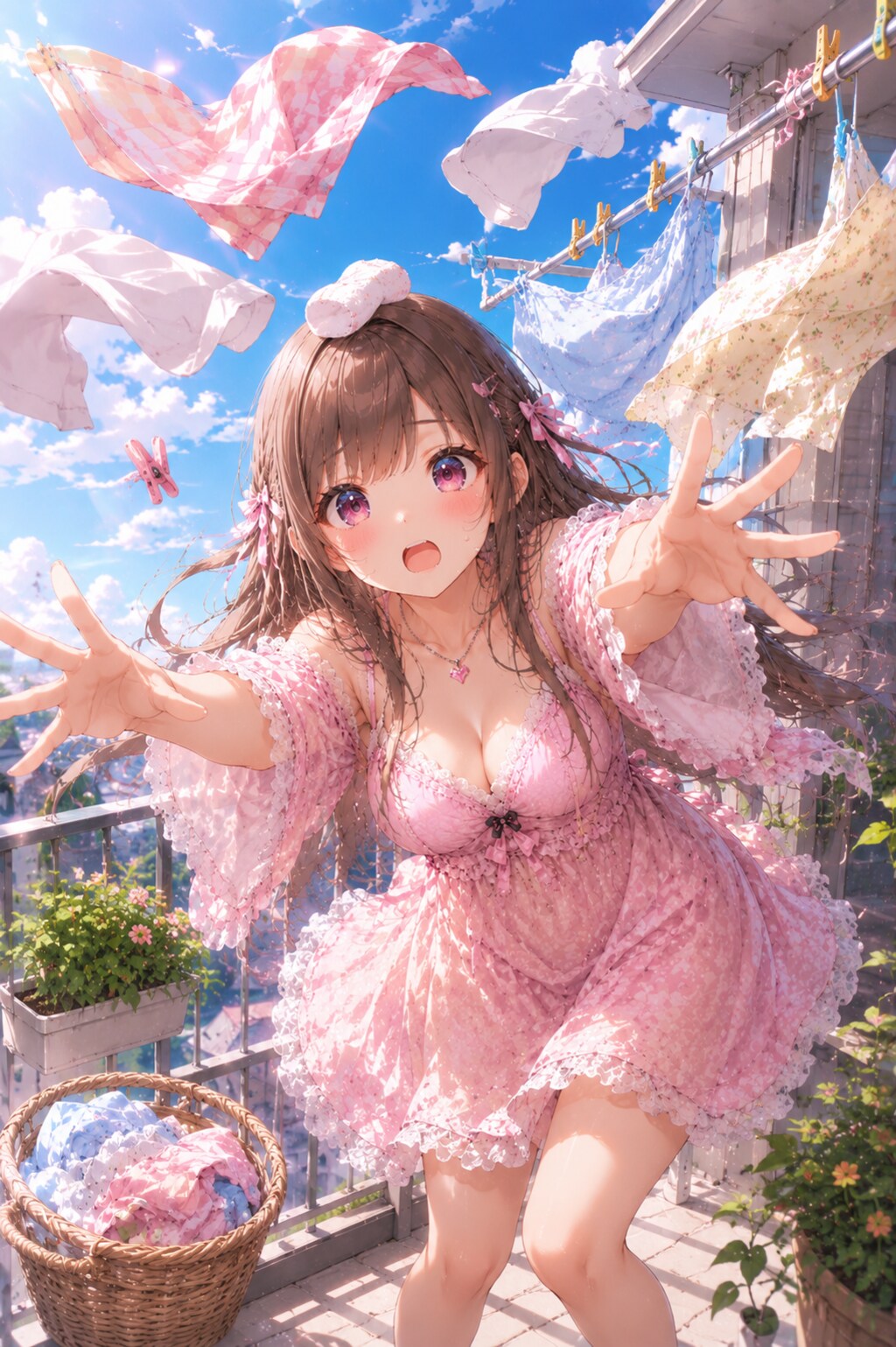 今日も、てんてこマイ。―洗濯物、待ってー！―
