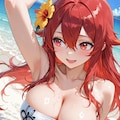 チューブトップビキニさん 2枚目