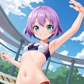 陸上少女、布少なめ。 9枚目