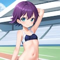 陸上少女、布少なめ。 3枚目