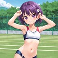陸上少女、布少なめ。 4枚目