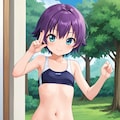 陸上少女、布少なめ。 5枚目