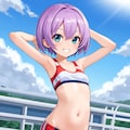 陸上少女、布少なめ。 8枚目