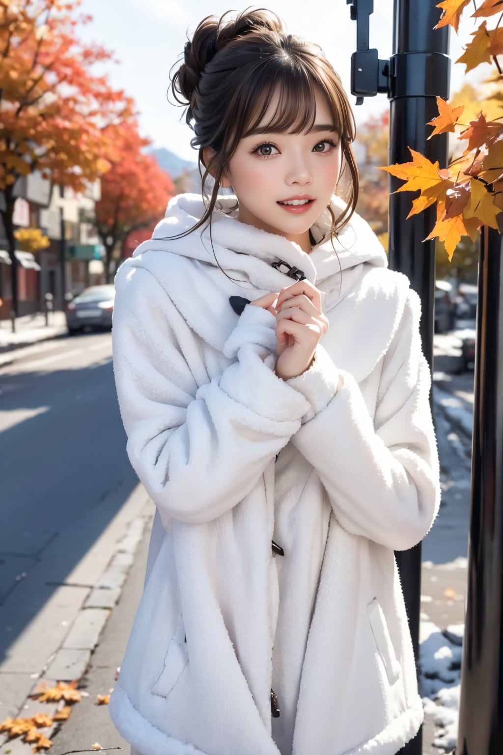 冬コートの れなちゃん