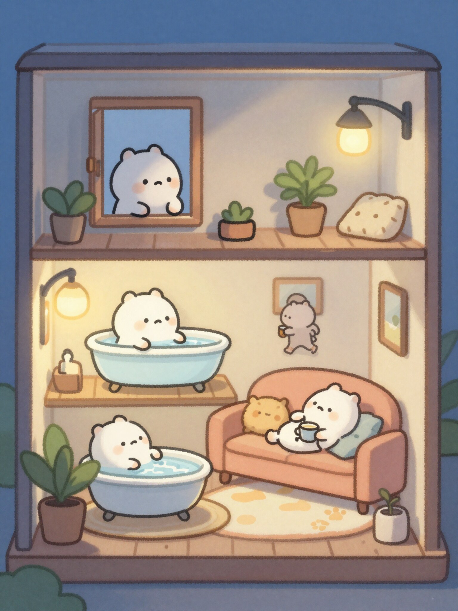 疲れたときの対処法 | の人気AIイラスト・グラビア