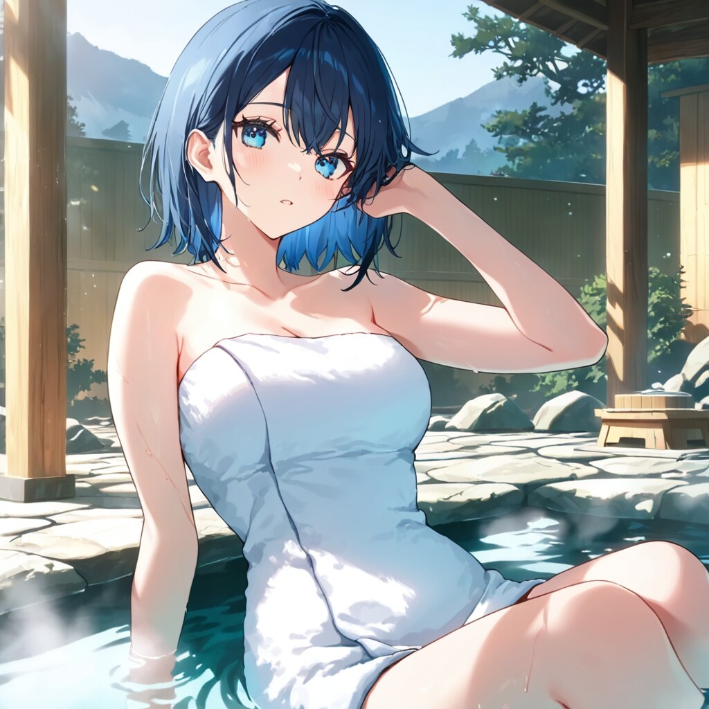 朝湯のポスターガール