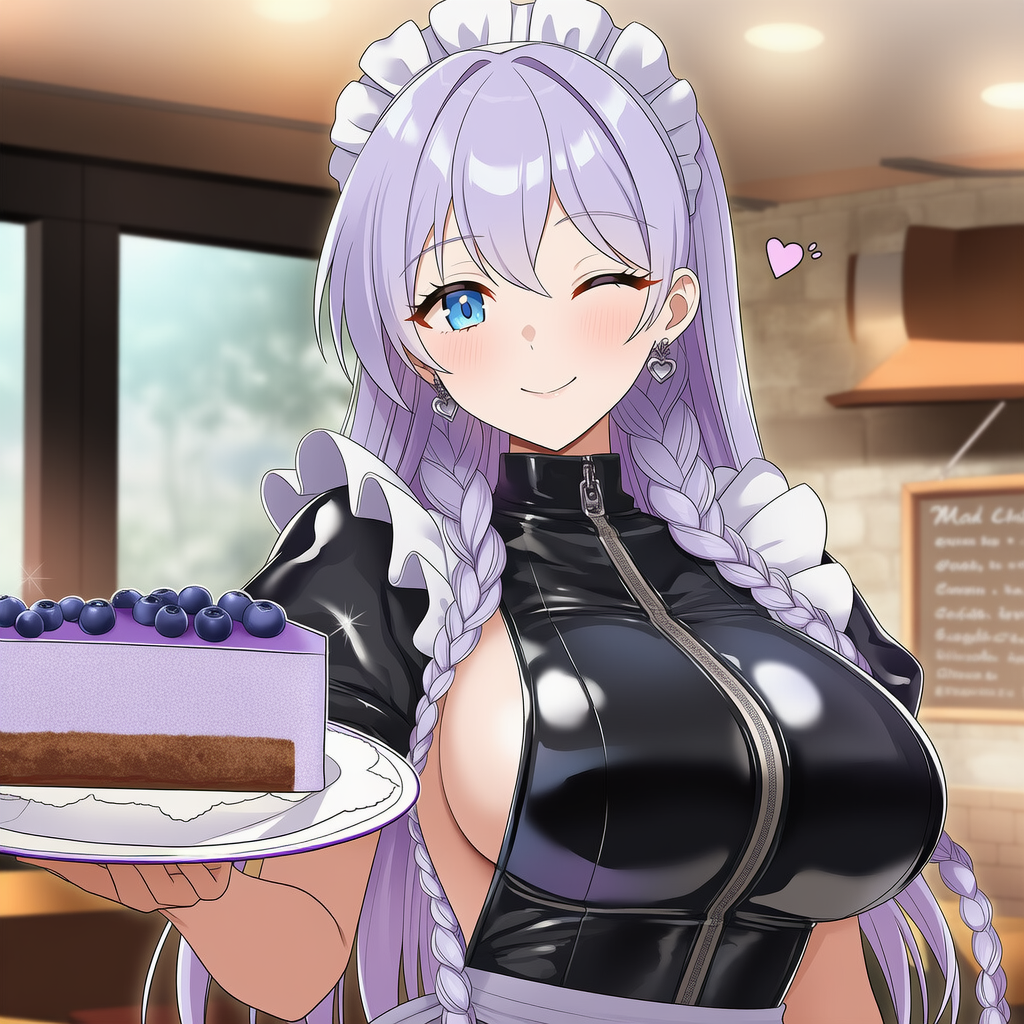 うちのコンカフェ　ブルーベリーケーキ