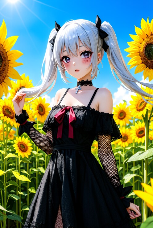 ６　メロイファッションの少女