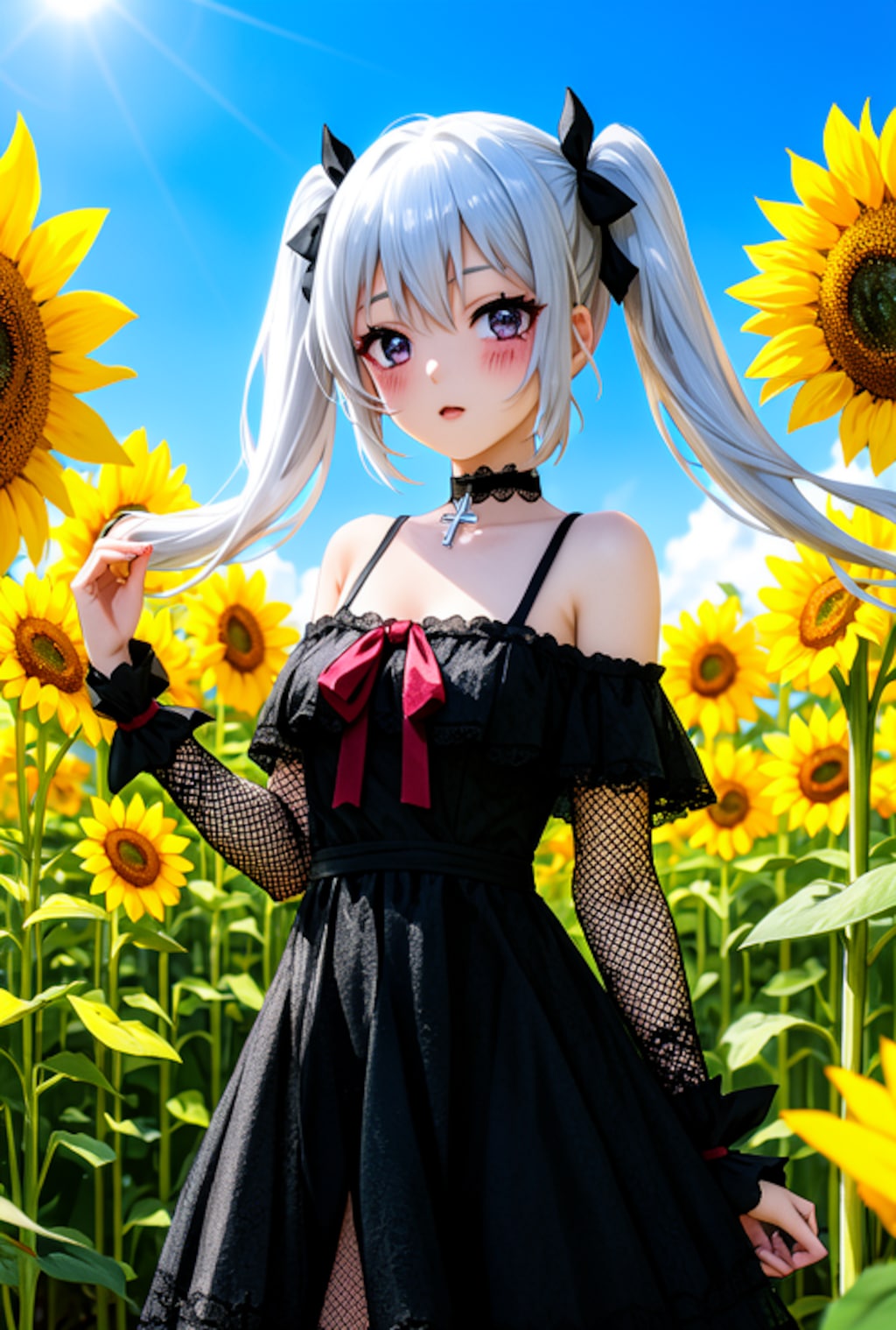 ６　メロイファッションの少女