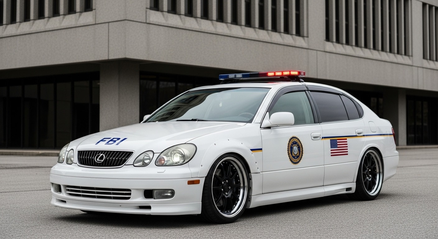 LEXUSセダンFBIパトロールカー | の人気AIイラスト・グラビア