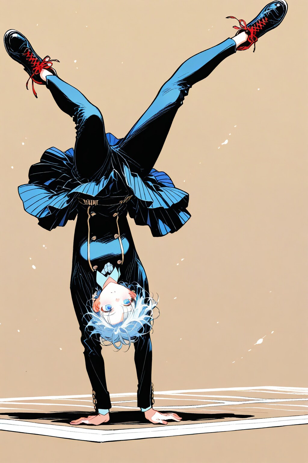 大技に挑戦？！ | の人気AIイラスト・グラビア