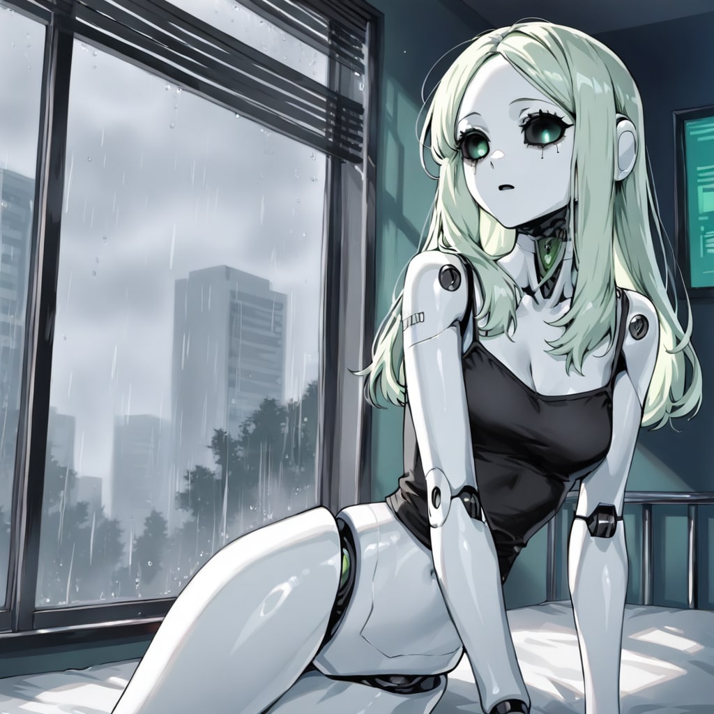 暗いアンドロイドちゃん
