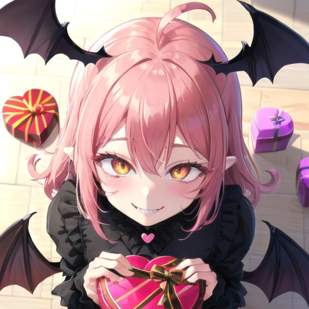 ゴスロリ悪魔少女からの、バレンタインデーのプレゼント