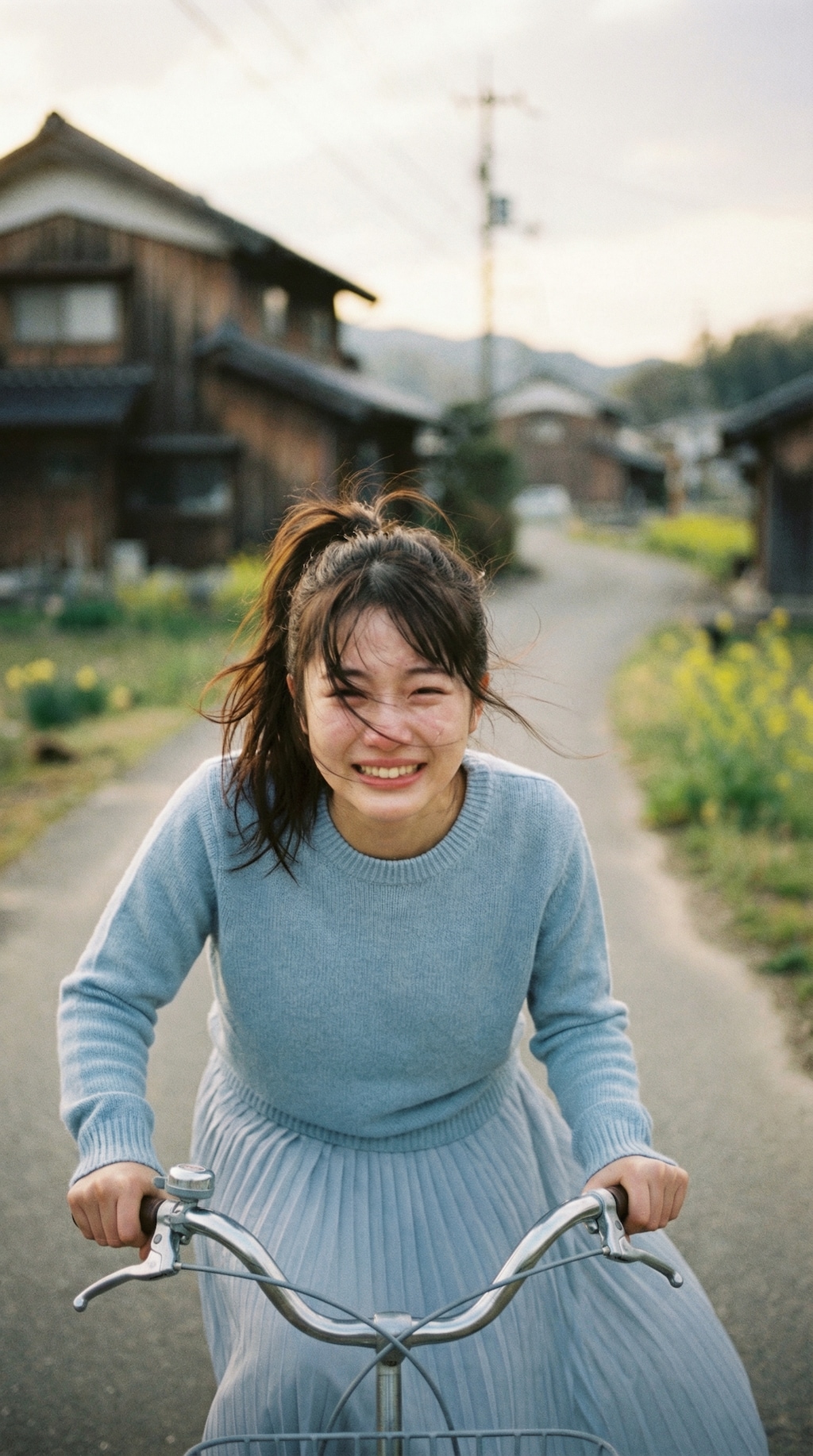 Pedaling Through Petals