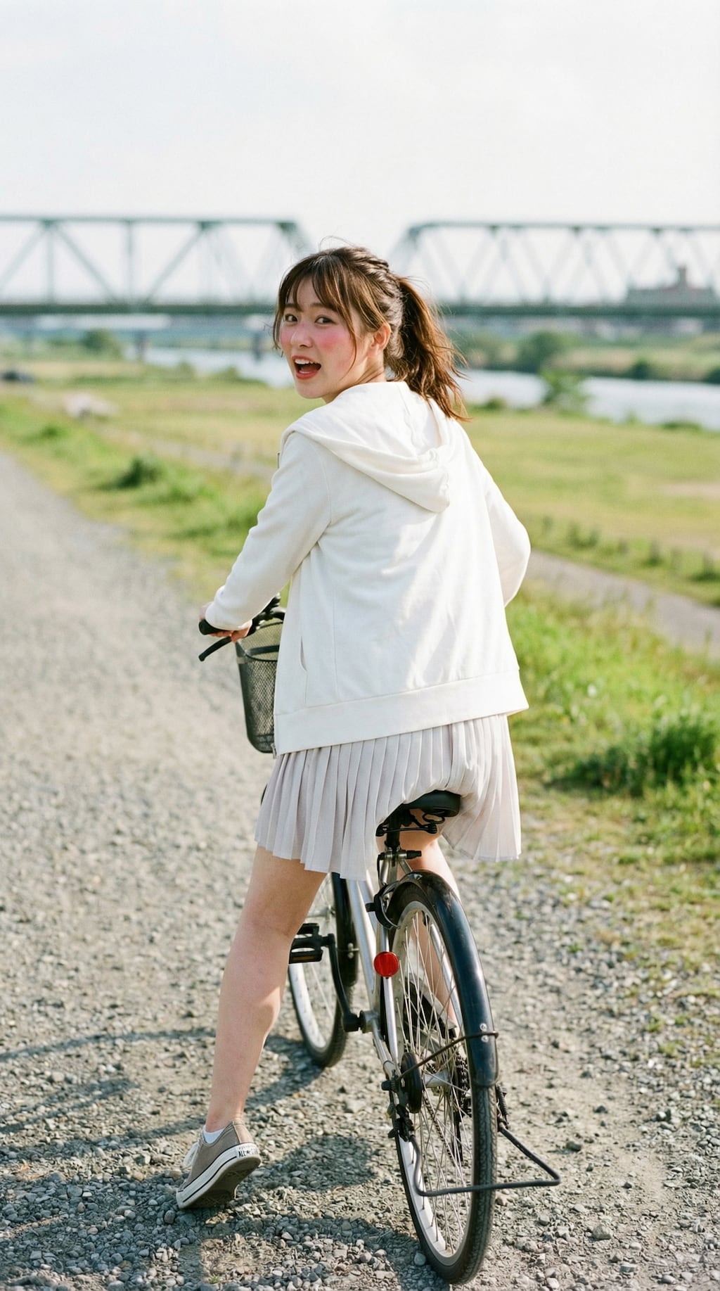 Pedaling Through Petals