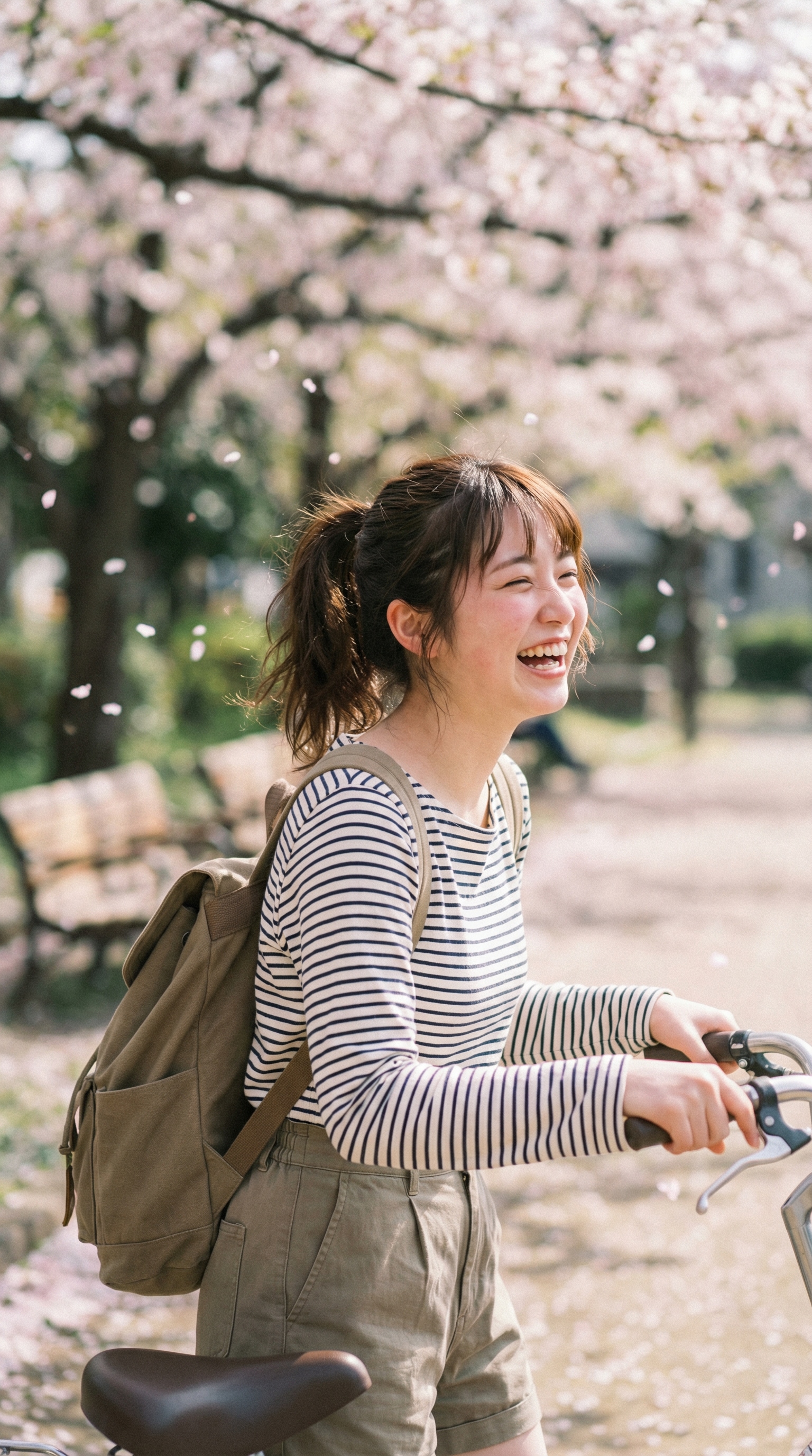 Pedaling Through Petals | の人気AIイラスト・グラビア