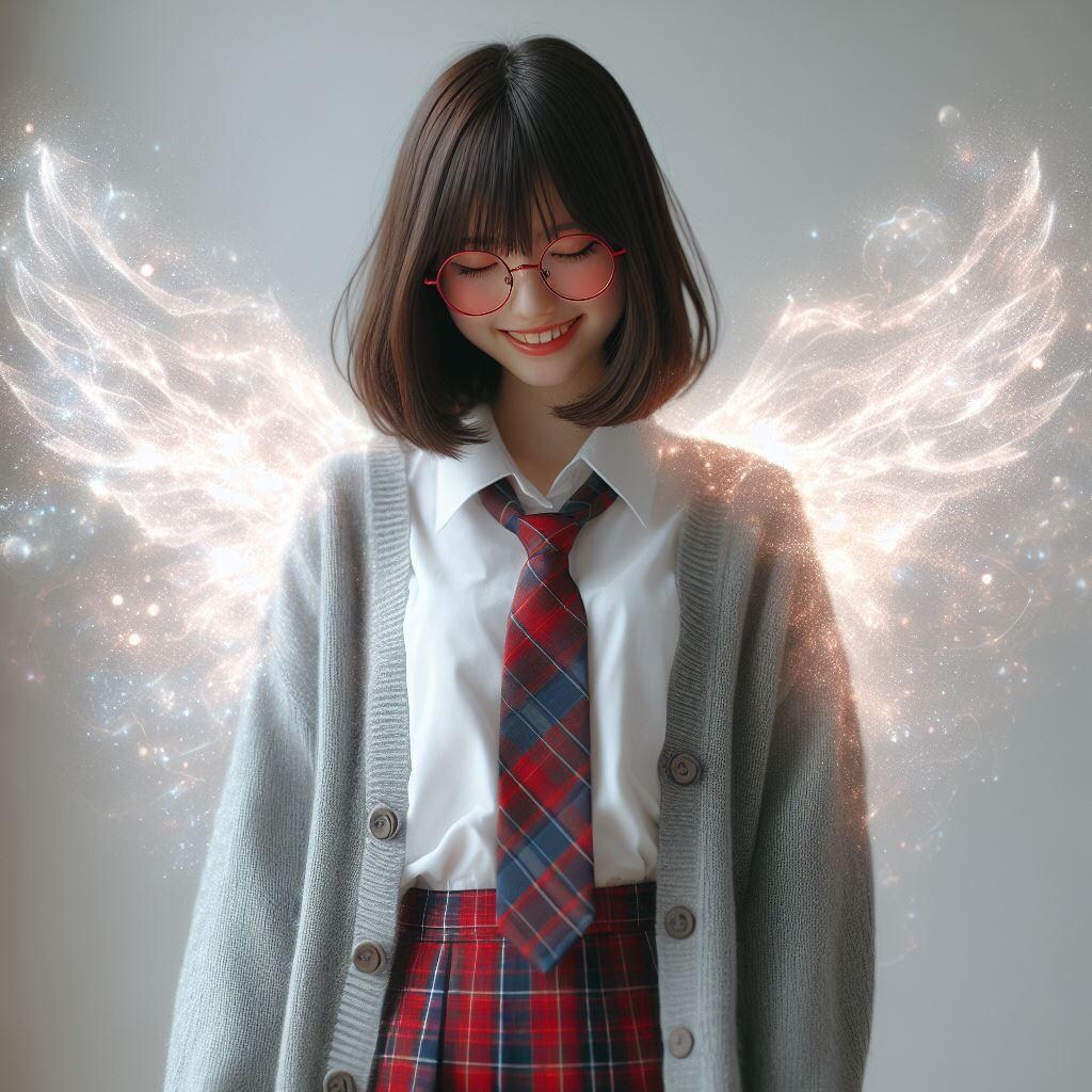 眼鏡女子 楓の銀河の翼