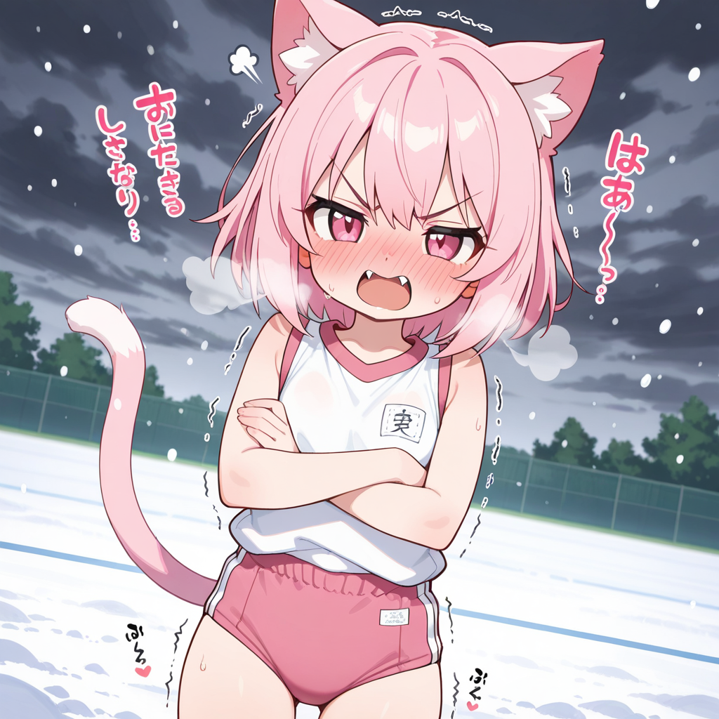 オイ！！作者！！ノースリーブを着てるのににゃんで冬にゃんらっ！？💢