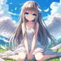 白い翼の少女🪽 2枚目