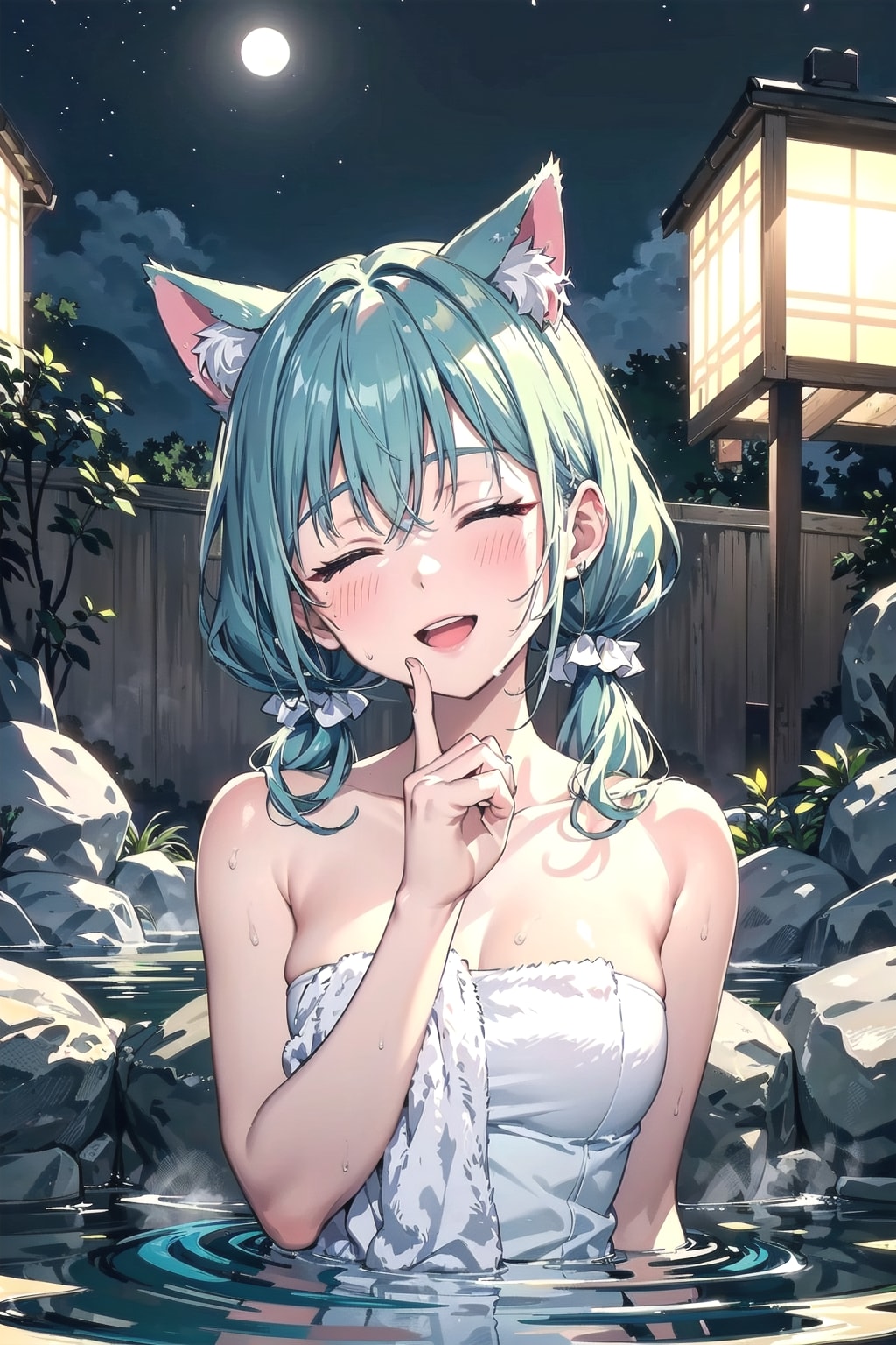 あぁ💕︎気持ちいい💕︎🐱♨️