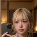 金髪ちゃん浴衣 3枚目