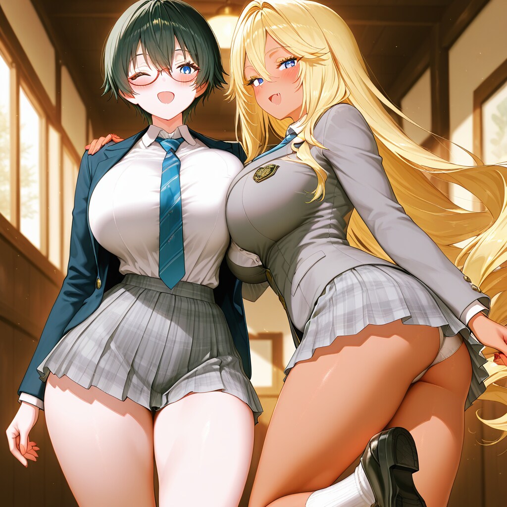 後輩女子と一緒に
