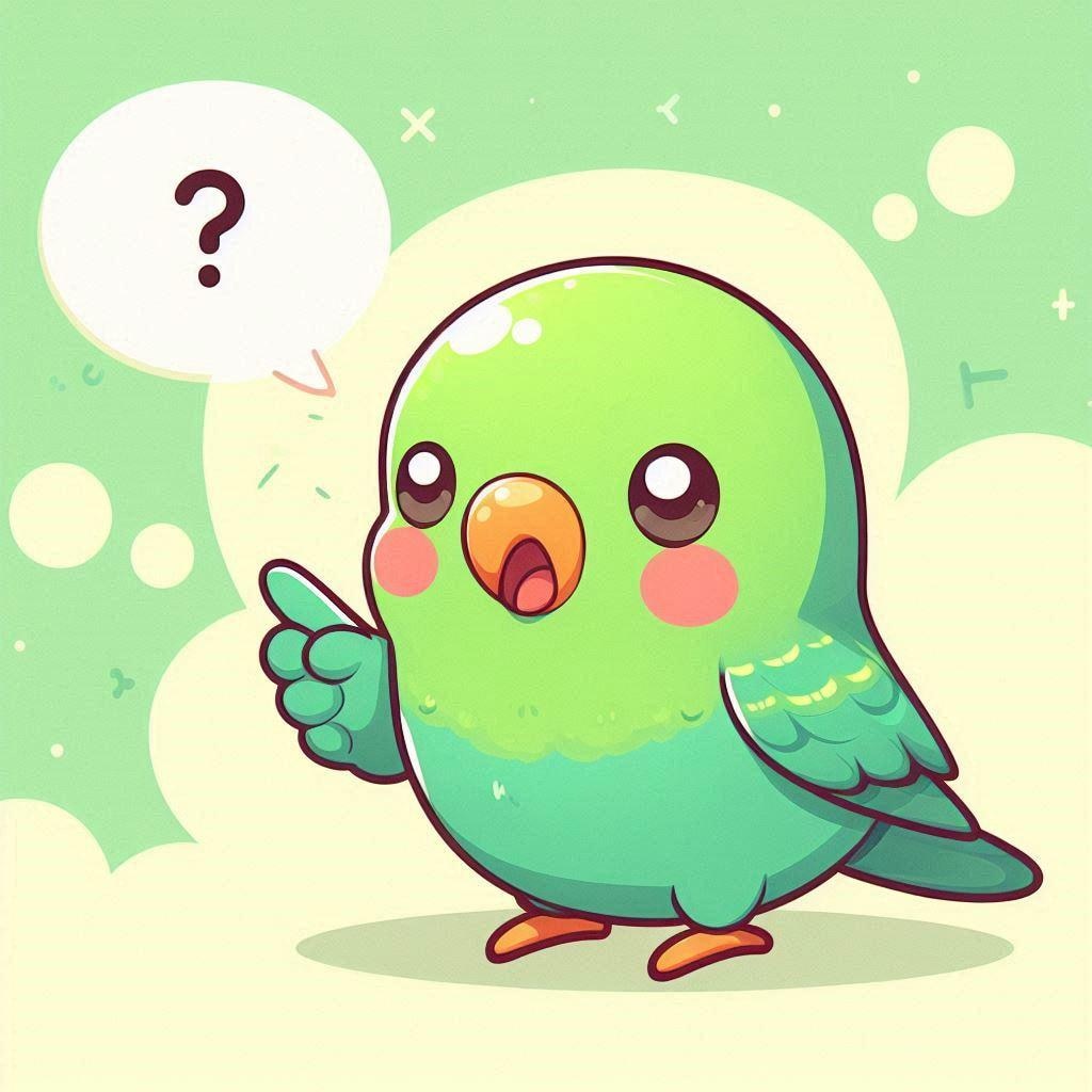 Dalle で喋るインコ