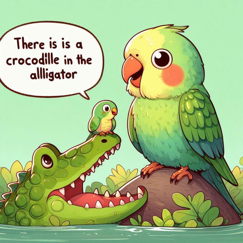 Dalle で喋るインコ