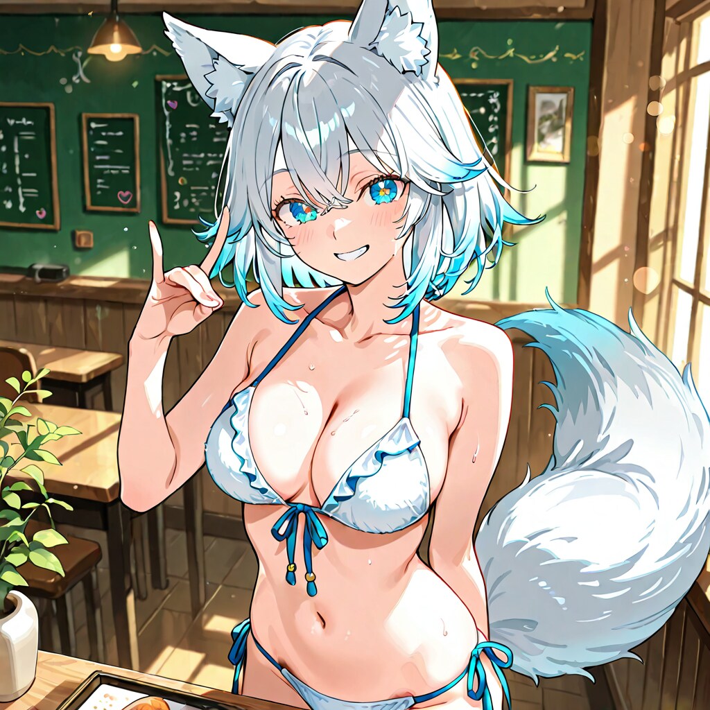 陽だまりのカフェと白狼の誘い