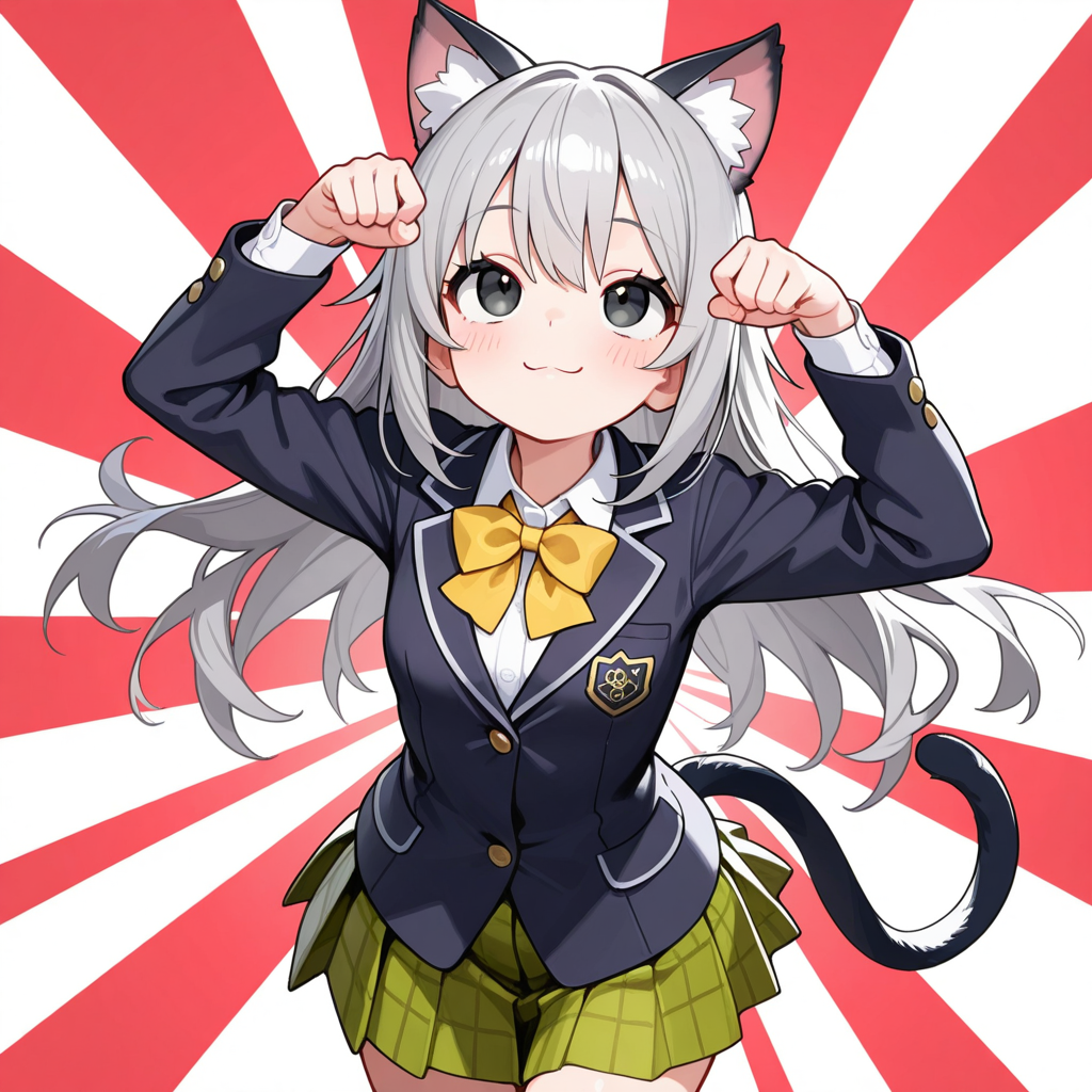 ねこになっちゃった？宮成桃ちゃん！！ | の人気AIイラスト・グラビア