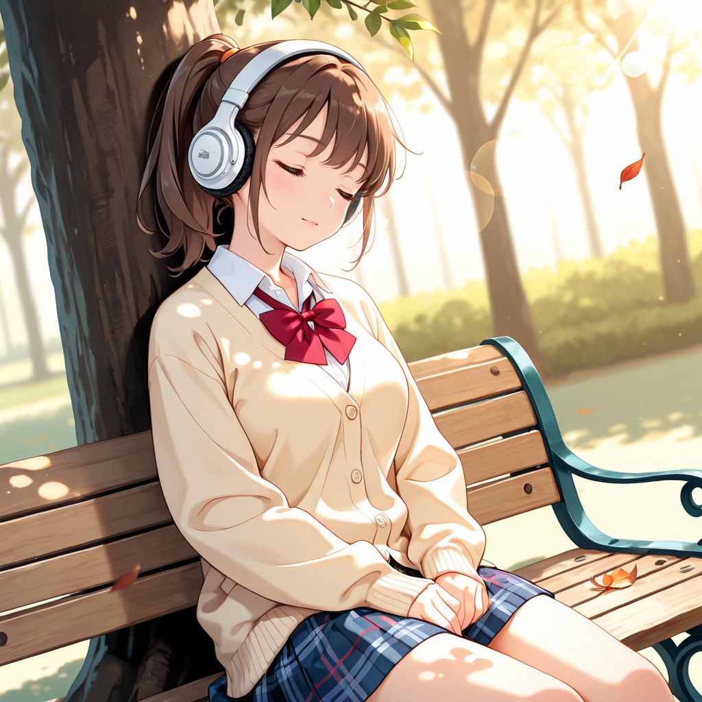 木漏れ日の中で…