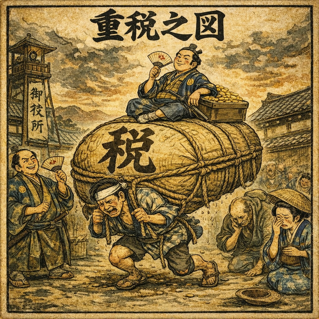 江戸時代でも重税に苦しむ庶民